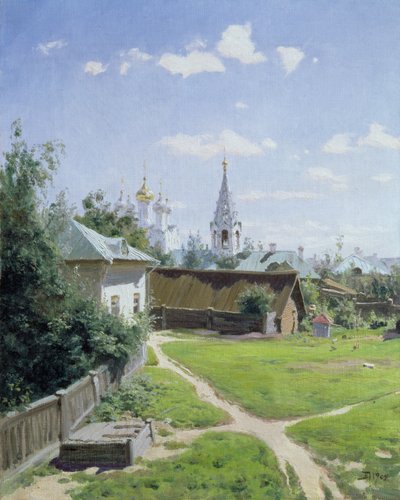 The Moscow Courtyard by Vasilij Dmitrievich Polenov